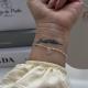 Pulseira Trevo Quatro Folhas Regulável em Prata 925